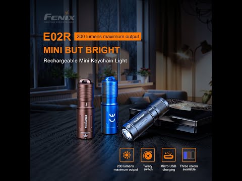 E02R RECHARGEABLE MINI KEYCHAIN LIGHT