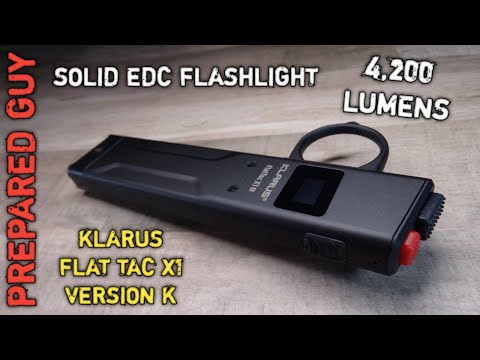 KLARUS FLAT TAC X1 FLASHLIGHT REVIEW