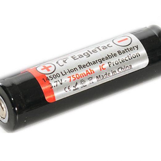 EagleTac 14500 rechargeable battery (similar to AA size)-4871