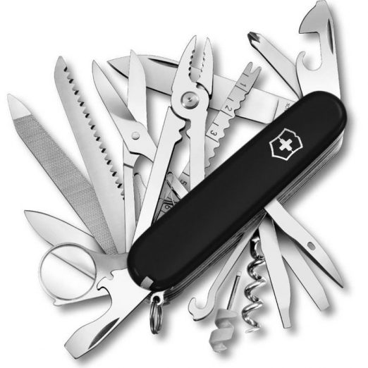 Victorinox Champ Swiss Army Knife Black-0