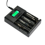 Soshine SC-H4 Li-ion & NiMH LCD Display 4-Bay Battery Charger