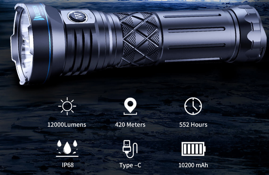 wuben a9 flashlight