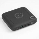 Laptop Power Bank with Qi Wireless Charging - 60W DC/PD - 24000mAh