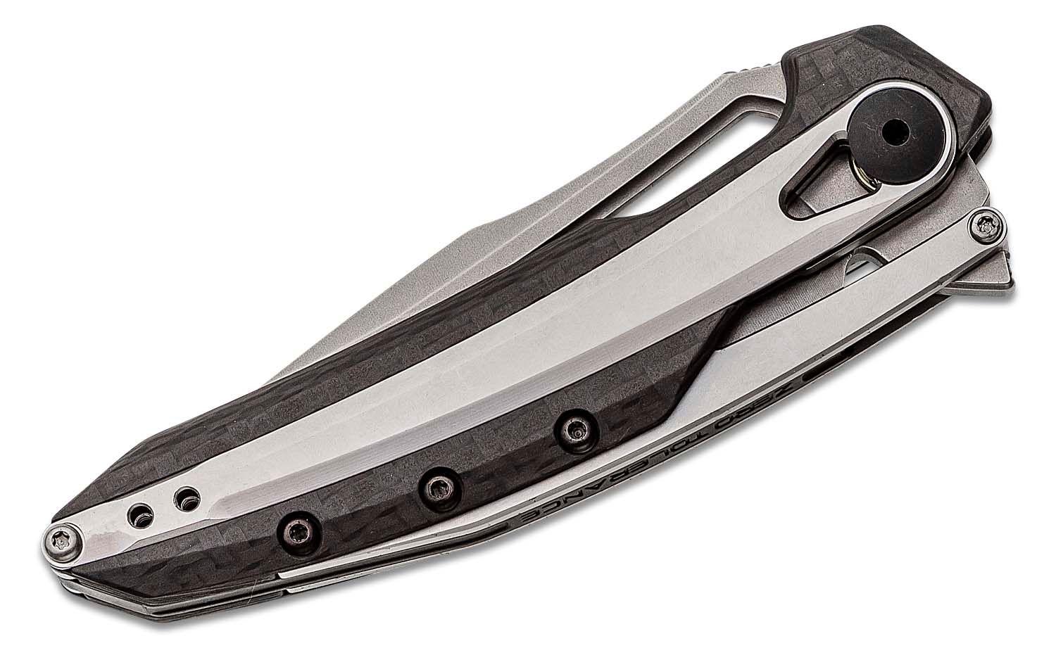 Zero Tolerance 0990 – Inset Liner Lock, CF/Steel Overlay, CPM-20CV ...