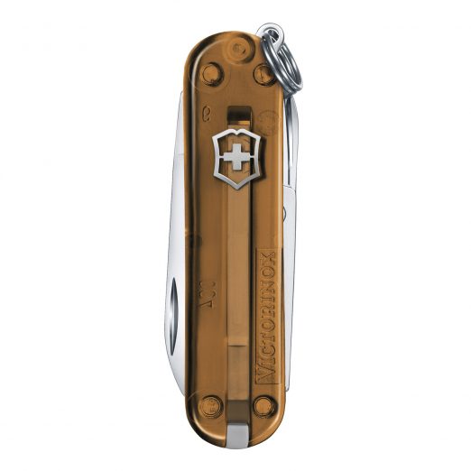 Victorinox Classic SD Translucent Swiss Army Knife - Chocolate Fudge (Brown)