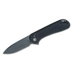 CIVIVI  Button Lock Elementum II, Black G10 with Black Stonewash Nitro-V Blade C18062P-1