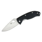 Spyderco Tenacious - Black G10 with Satin 8Cr13MoV Blade, C122GP