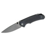 CIVIVI Brazen - Black G10, Stonewashed 14C28N Drop Point Blade, C2102C