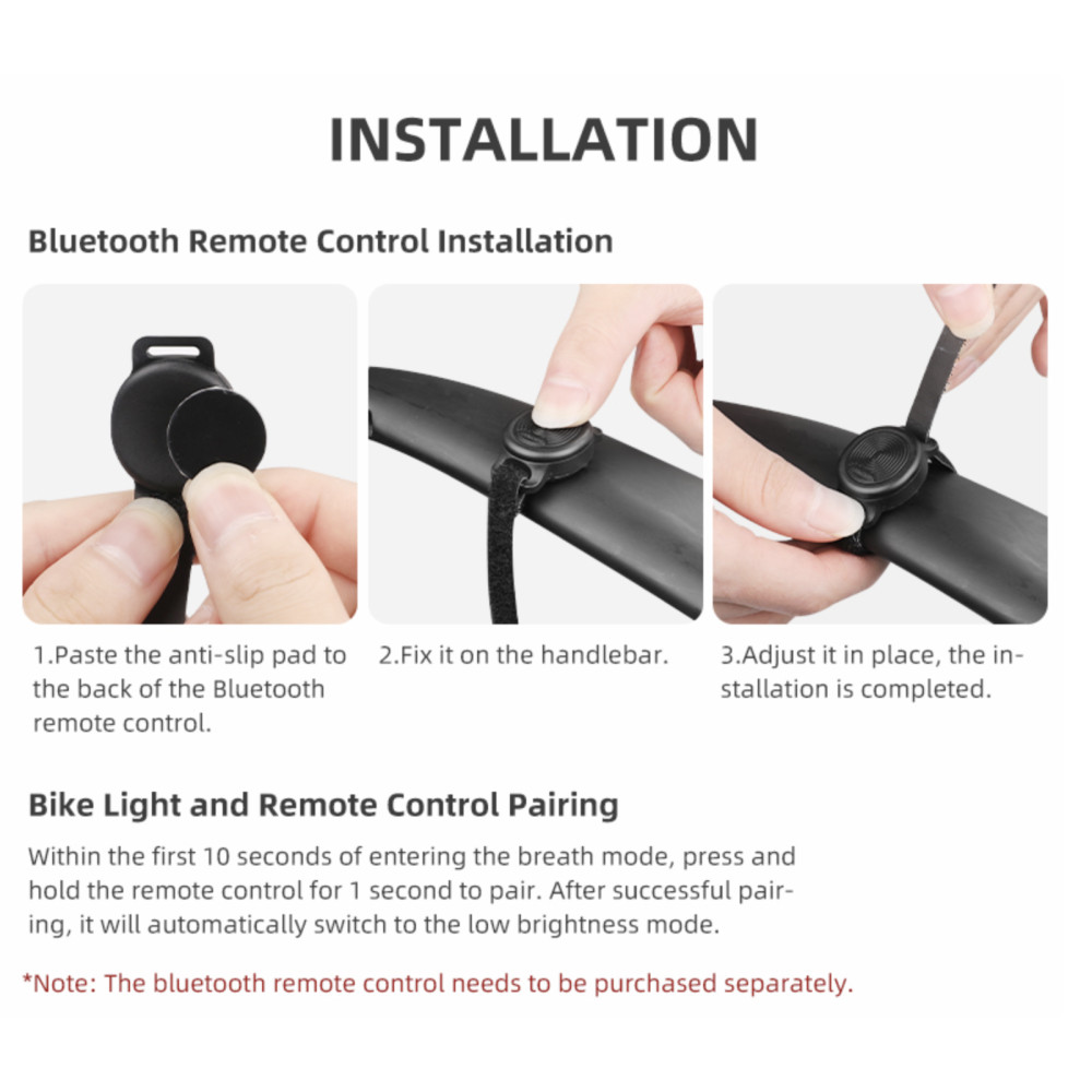 Kiwi 1200 Lumens Bike Headlight, Bluetooth, power bank feature