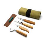 BeaverCraft Right-Handed Professional Carving Set, Spoon and Kuksa - S43