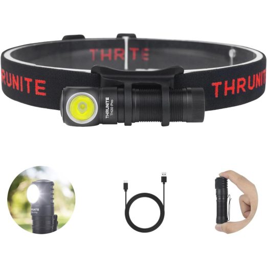 ThruNite TH20 Pro Multifunctional Headlamp, CW (1010 Lumens, 141 Metres)