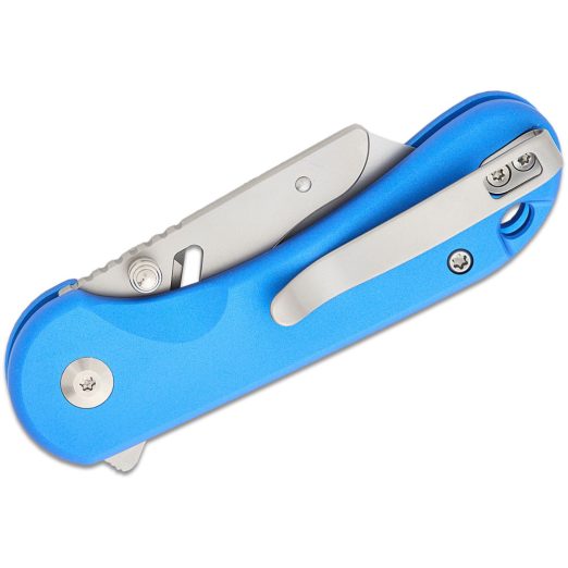 CIVIVI Elementum Utility, Blue Aluminium, Button Lock, 2.26