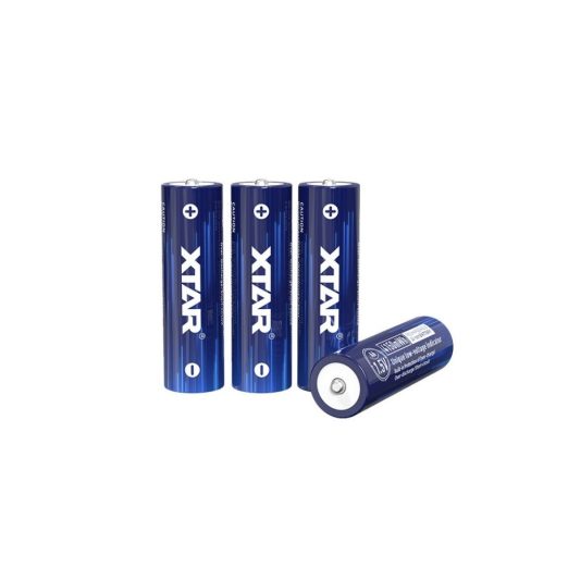 XTAR AA Lithium 4150mWh/2500mAh Battery with Low Voltage Indicator - 4 Pack