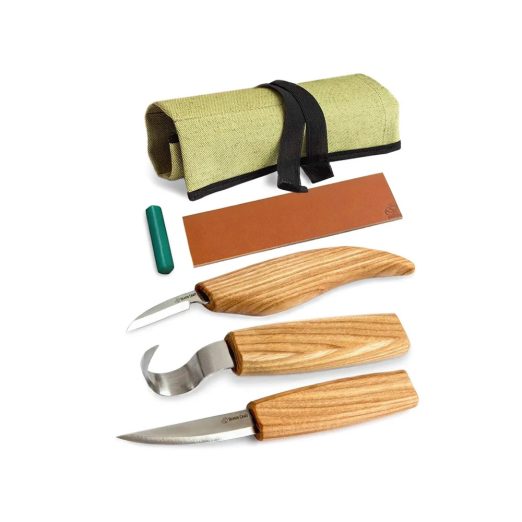 BeaverCraft Right-Handed Spoon Carving Kit with Detail Knife - S13