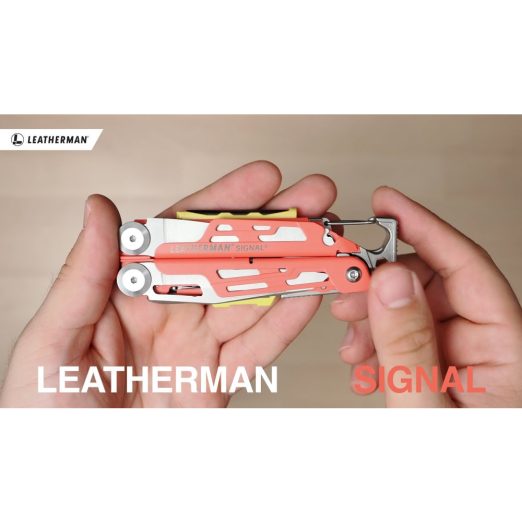 Leatherman SIGNAL® Guava with Button Pouch