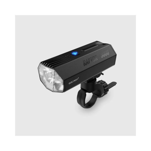 Gaciron Raptor-3000 Ultra Bright Rechargeable Front Bicycle Light with Wireless Remote Switch (3000 Lumens)