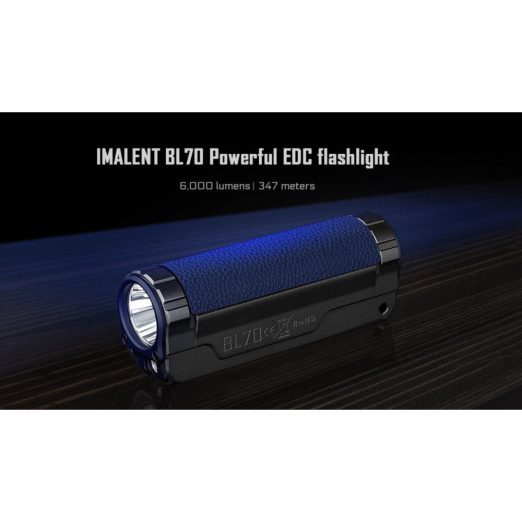 Imalent BL70 Rechargeable Powerful EDC Flashlight with Red Light (6000 Lumens, 347 Metres)