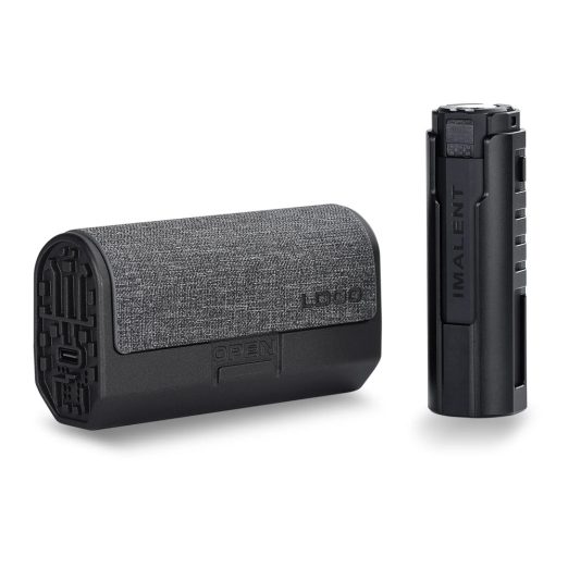 Imalent LD35 Rechargeable EDC Flashlight with Wireless Charging Case - Black (1200 Lumens, 328 Metres)