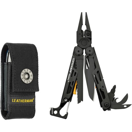 Leatherman SIGNAL® Black with Button Pouch