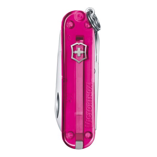 Victorinox Classic SD Translucent Swiss Army Knife - Cupcake Dream (Pink)