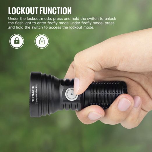 ThruNite Catapult Mini PRO Rechargeable Pocket Sized Thrower (2588 Lumens, 566 Metres)