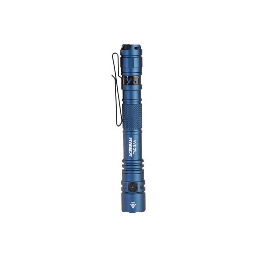 AceBeam TAC 2AA Pocket EDC Flashlight - Blue (1400 Lumens, 304 Metres)