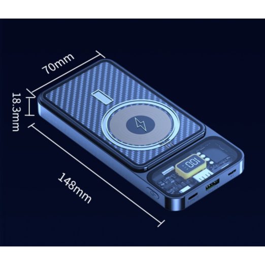 10,000mAh Magnetic Wireless Fast Charge Power Bank