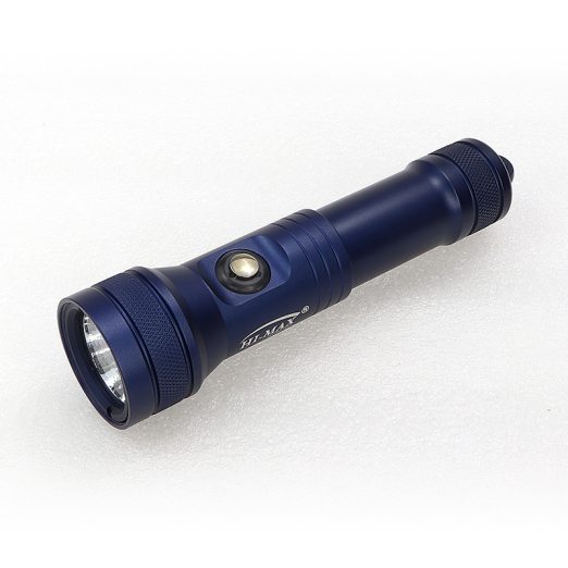 Hi-Max HD01 Rechargeable Dive Torch (Navy Blue), 1300 Lumens