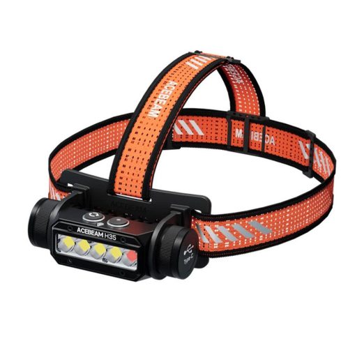 AceBeam H35 Rechargeable 5-Core Industrial Grade Headlamp with Dual Light Sources (2600 Lumens, 170 Metres)