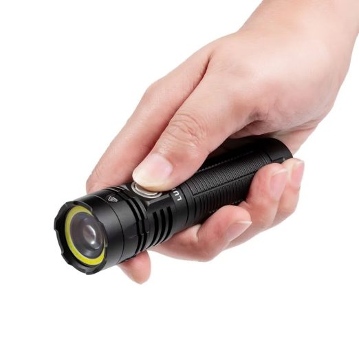 Lumintop W1 LED Rechargeable Spot/Flood Combo Flashlight with Red Light (700 Lumens, 300 Metres)